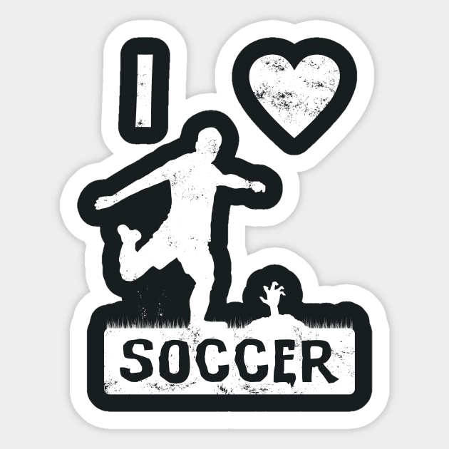 I Love Soccer soccer player Sticker by Lomitasu